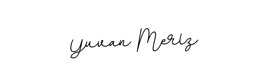 BallpointsItalic-DORy9 is a professional signature style that is perfect for those who want to add a touch of class to their signature. It is also a great choice for those who want to make their signature more unique. Get Yuvan Merlz name to fancy signature for free. Yuvan Merlz signature style 11 images and pictures png