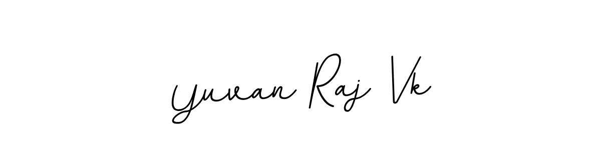 It looks lik you need a new signature style for name Yuvan Raj Vk. Design unique handwritten (BallpointsItalic-DORy9) signature with our free signature maker in just a few clicks. Yuvan Raj Vk signature style 11 images and pictures png