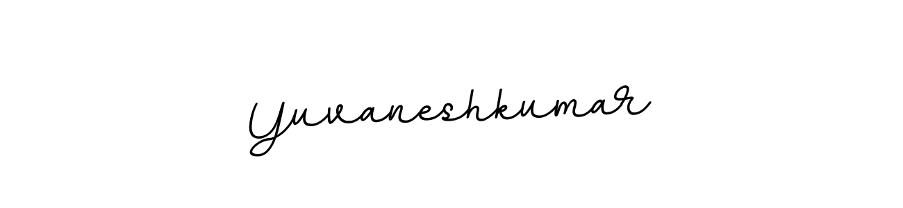 Create a beautiful signature design for name Yuvaneshkumar. With this signature (BallpointsItalic-DORy9) fonts, you can make a handwritten signature for free. Yuvaneshkumar signature style 11 images and pictures png