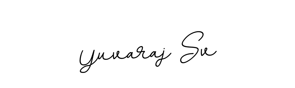 BallpointsItalic-DORy9 is a professional signature style that is perfect for those who want to add a touch of class to their signature. It is also a great choice for those who want to make their signature more unique. Get Yuvaraj Sv name to fancy signature for free. Yuvaraj Sv signature style 11 images and pictures png