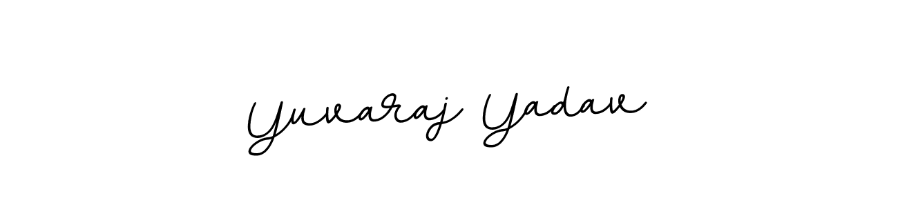 Design your own signature with our free online signature maker. With this signature software, you can create a handwritten (BallpointsItalic-DORy9) signature for name Yuvaraj Yadav. Yuvaraj Yadav signature style 11 images and pictures png