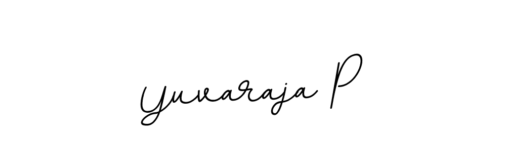 Create a beautiful signature design for name Yuvaraja P. With this signature (BallpointsItalic-DORy9) fonts, you can make a handwritten signature for free. Yuvaraja P signature style 11 images and pictures png