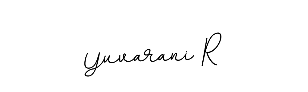 Make a beautiful signature design for name Yuvarani R. Use this online signature maker to create a handwritten signature for free. Yuvarani R signature style 11 images and pictures png