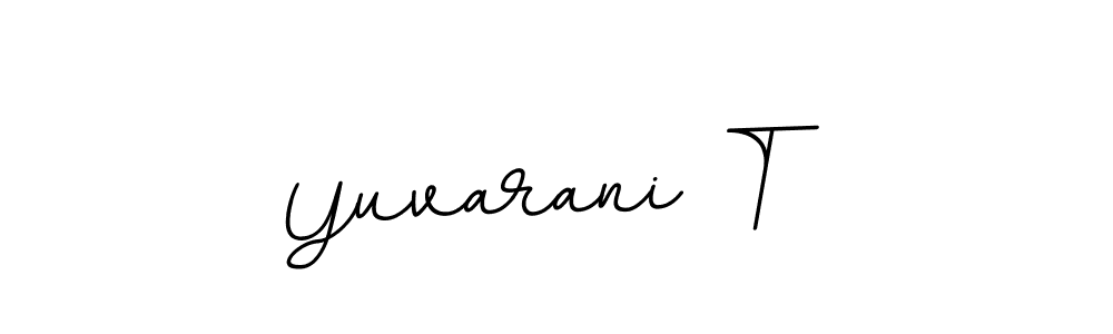 BallpointsItalic-DORy9 is a professional signature style that is perfect for those who want to add a touch of class to their signature. It is also a great choice for those who want to make their signature more unique. Get Yuvarani T name to fancy signature for free. Yuvarani T signature style 11 images and pictures png