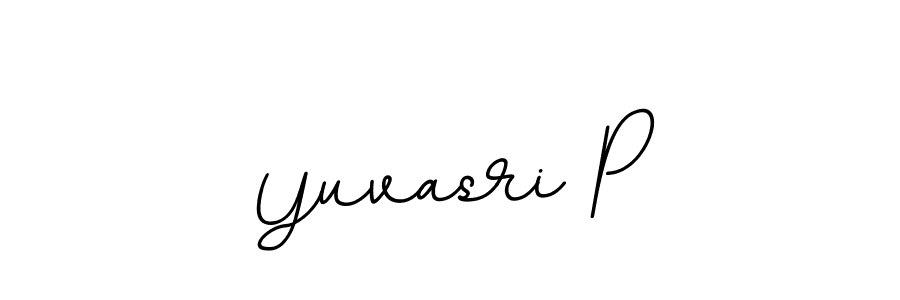 Design your own signature with our free online signature maker. With this signature software, you can create a handwritten (BallpointsItalic-DORy9) signature for name Yuvasri P. Yuvasri P signature style 11 images and pictures png
