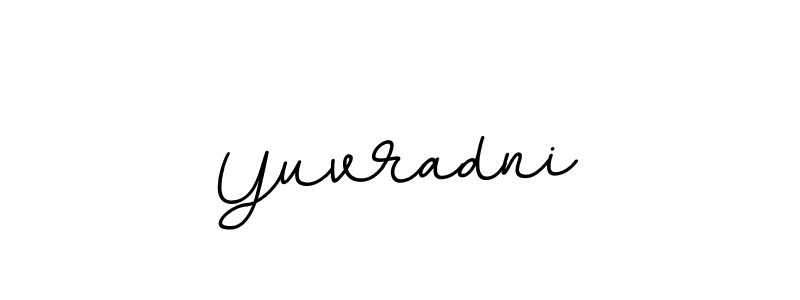 Create a beautiful signature design for name Yuvradni. With this signature (BallpointsItalic-DORy9) fonts, you can make a handwritten signature for free. Yuvradni signature style 11 images and pictures png