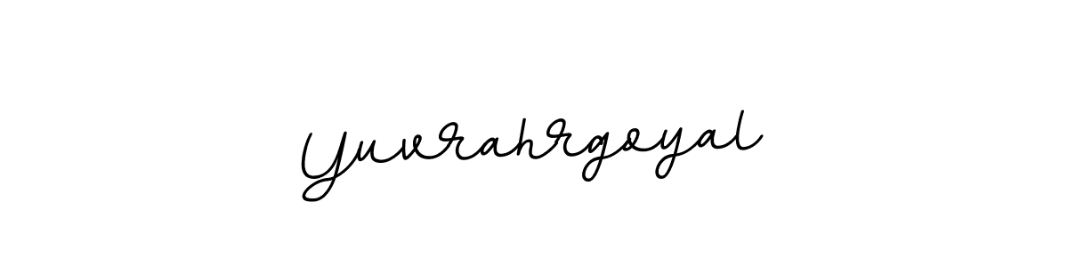 The best way (BallpointsItalic-DORy9) to make a short signature is to pick only two or three words in your name. The name Yuvrahrgoyal include a total of six letters. For converting this name. Yuvrahrgoyal signature style 11 images and pictures png