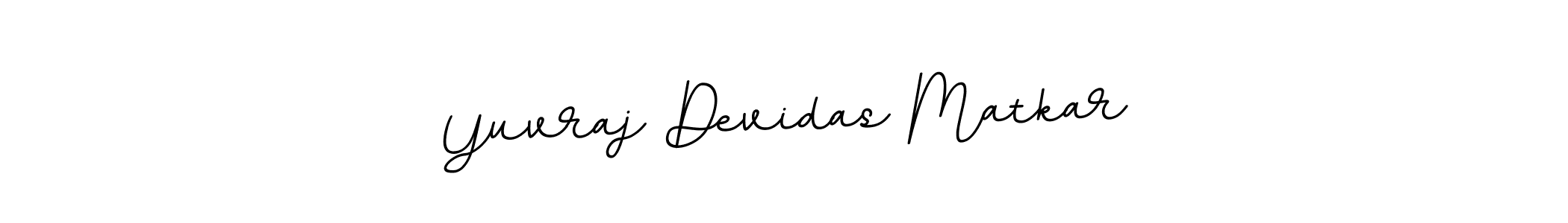 Create a beautiful signature design for name Yuvraj Devidas Matkar. With this signature (BallpointsItalic-DORy9) fonts, you can make a handwritten signature for free. Yuvraj Devidas Matkar signature style 11 images and pictures png