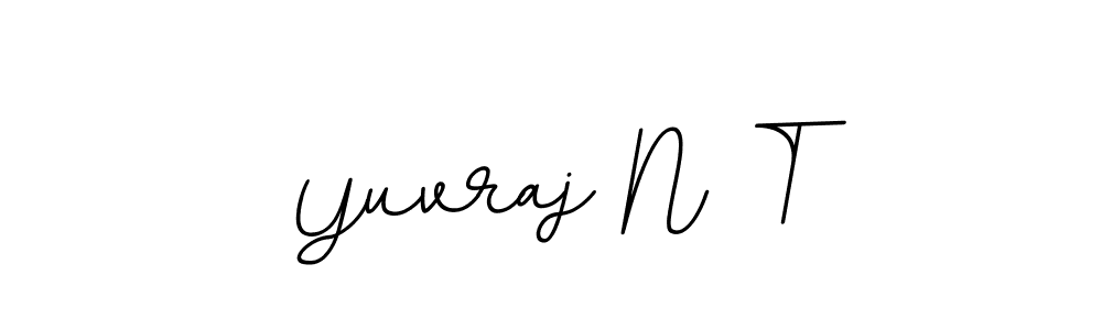 Also You can easily find your signature by using the search form. We will create Yuvraj N T name handwritten signature images for you free of cost using BallpointsItalic-DORy9 sign style. Yuvraj N T signature style 11 images and pictures png