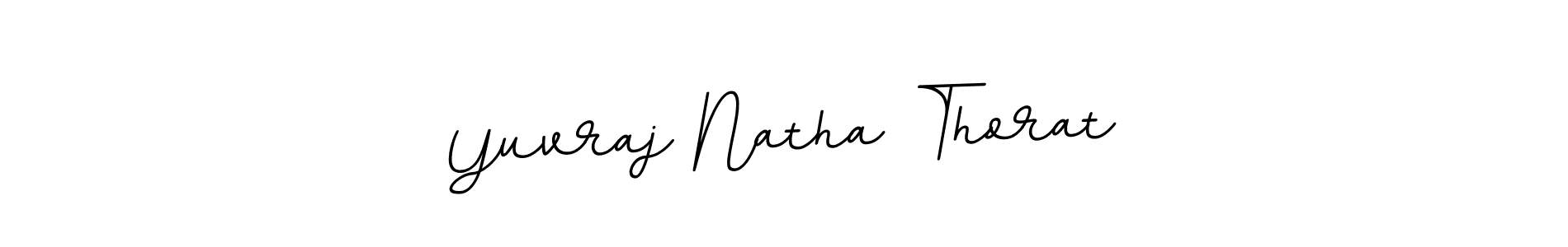 Yuvraj Natha Thorat stylish signature style. Best Handwritten Sign (BallpointsItalic-DORy9) for my name. Handwritten Signature Collection Ideas for my name Yuvraj Natha Thorat. Yuvraj Natha Thorat signature style 11 images and pictures png