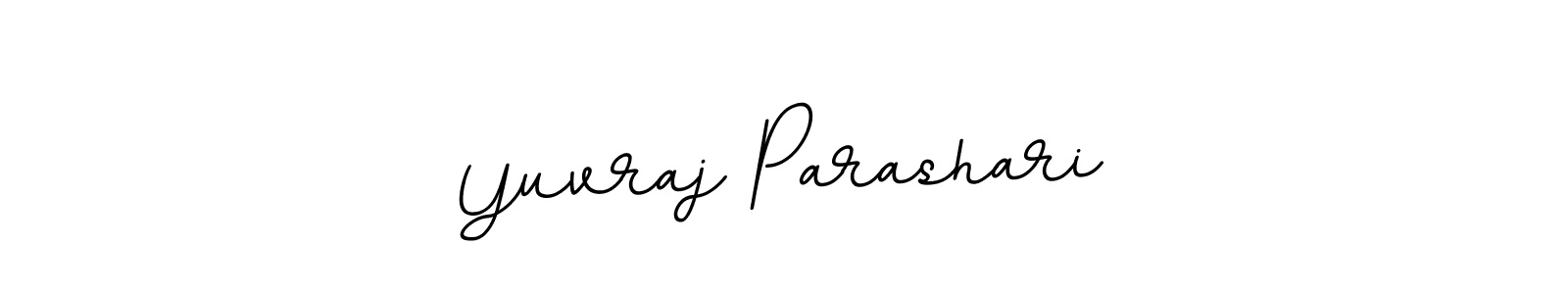 if you are searching for the best signature style for your name Yuvraj Parashari. so please give up your signature search. here we have designed multiple signature styles  using BallpointsItalic-DORy9. Yuvraj Parashari signature style 11 images and pictures png