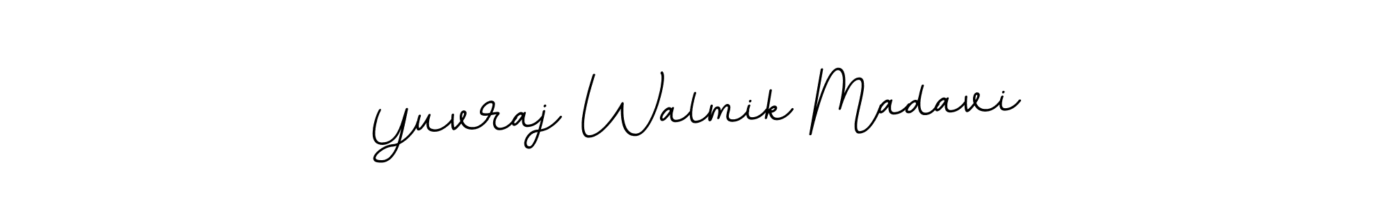 The best way (BallpointsItalic-DORy9) to make a short signature is to pick only two or three words in your name. The name Yuvraj Walmik Madavi include a total of six letters. For converting this name. Yuvraj Walmik Madavi signature style 11 images and pictures png