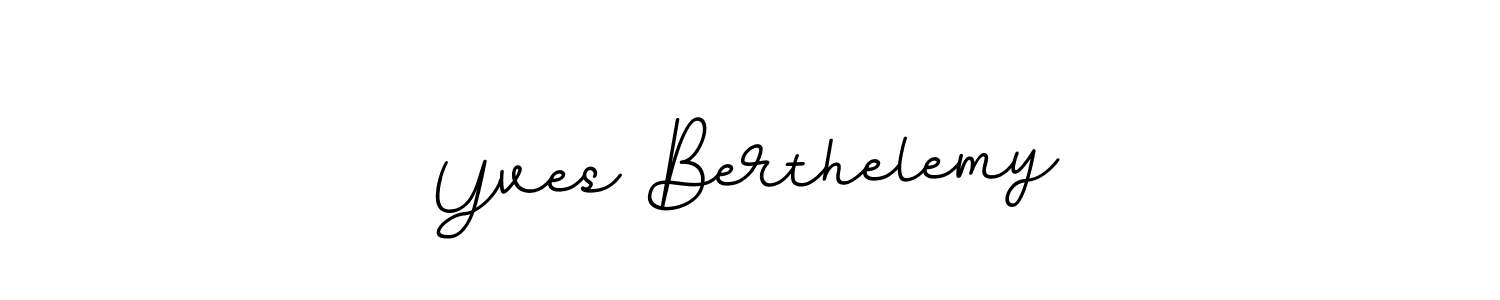 You should practise on your own different ways (BallpointsItalic-DORy9) to write your name (Yves Berthelemy) in signature. don't let someone else do it for you. Yves Berthelemy signature style 11 images and pictures png