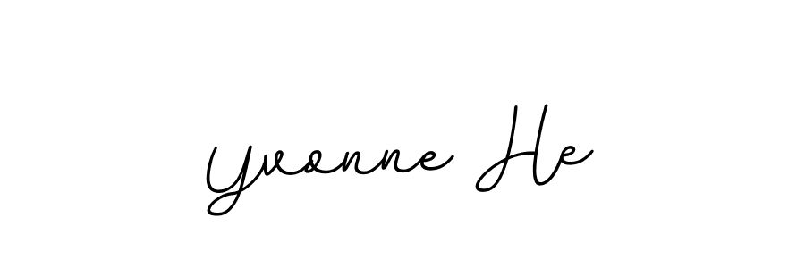 Make a beautiful signature design for name Yvonne He. Use this online signature maker to create a handwritten signature for free. Yvonne He signature style 11 images and pictures png