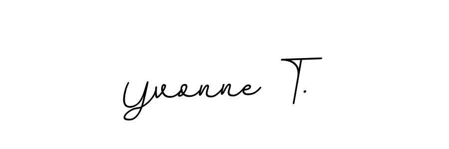 if you are searching for the best signature style for your name Yvonne T.. so please give up your signature search. here we have designed multiple signature styles  using BallpointsItalic-DORy9. Yvonne T. signature style 11 images and pictures png