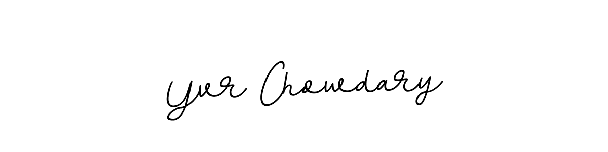 Use a signature maker to create a handwritten signature online. With this signature software, you can design (BallpointsItalic-DORy9) your own signature for name Yvr Chowdary. Yvr Chowdary signature style 11 images and pictures png