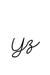 How to make Yz name signature. Use BallpointsItalic-DORy9 style for creating short signs online. This is the latest handwritten sign. Yz signature style 11 images and pictures png