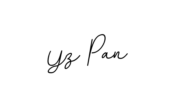 Design your own signature with our free online signature maker. With this signature software, you can create a handwritten (BallpointsItalic-DORy9) signature for name Yz Pan. Yz Pan signature style 11 images and pictures png