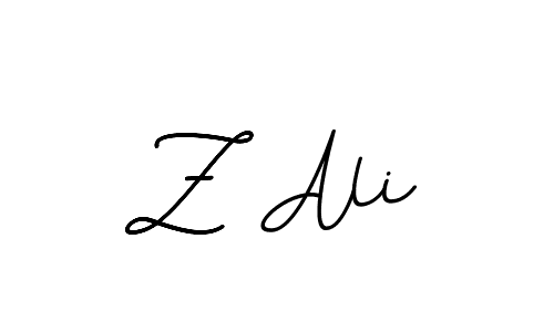 Use a signature maker to create a handwritten signature online. With this signature software, you can design (BallpointsItalic-DORy9) your own signature for name Z Ali. Z Ali signature style 11 images and pictures png