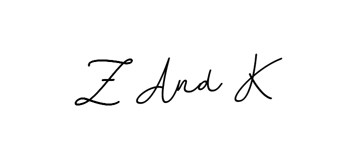 Similarly BallpointsItalic-DORy9 is the best handwritten signature design. Signature creator online .You can use it as an online autograph creator for name Z And K. Z And K signature style 11 images and pictures png