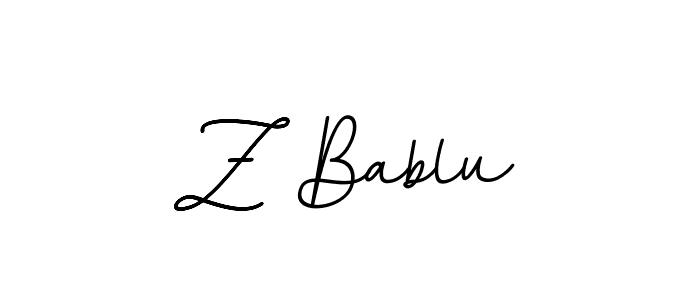 Also we have Z Bablu name is the best signature style. Create professional handwritten signature collection using BallpointsItalic-DORy9 autograph style. Z Bablu signature style 11 images and pictures png