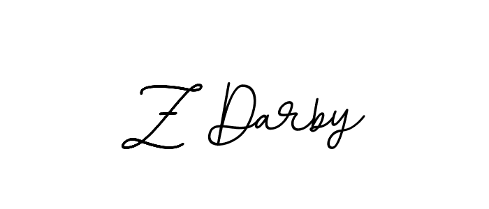 BallpointsItalic-DORy9 is a professional signature style that is perfect for those who want to add a touch of class to their signature. It is also a great choice for those who want to make their signature more unique. Get Z Darby name to fancy signature for free. Z Darby signature style 11 images and pictures png