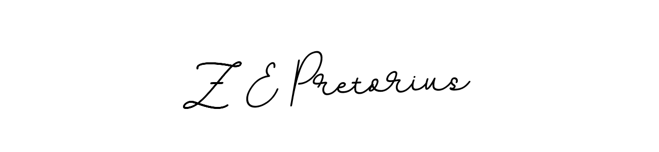 This is the best signature style for the Z E Pretorius name. Also you like these signature font (BallpointsItalic-DORy9). Mix name signature. Z E Pretorius signature style 11 images and pictures png