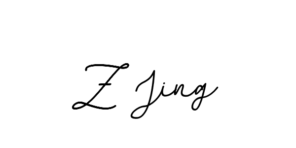 Use a signature maker to create a handwritten signature online. With this signature software, you can design (BallpointsItalic-DORy9) your own signature for name Z Jing. Z Jing signature style 11 images and pictures png