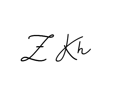 Also we have Z Kh name is the best signature style. Create professional handwritten signature collection using BallpointsItalic-DORy9 autograph style. Z Kh signature style 11 images and pictures png