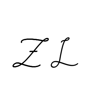 Make a beautiful signature design for name Z L. With this signature (BallpointsItalic-DORy9) style, you can create a handwritten signature for free. Z L signature style 11 images and pictures png