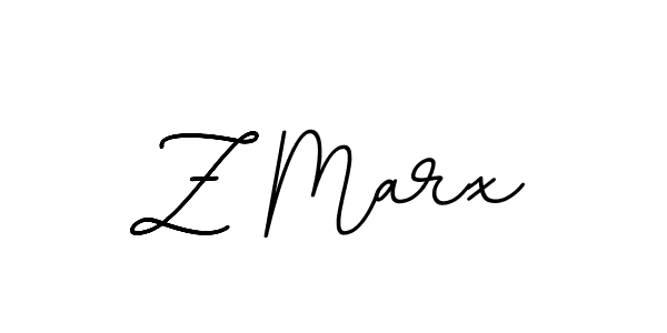 How to make Z Marx name signature. Use BallpointsItalic-DORy9 style for creating short signs online. This is the latest handwritten sign. Z Marx signature style 11 images and pictures png