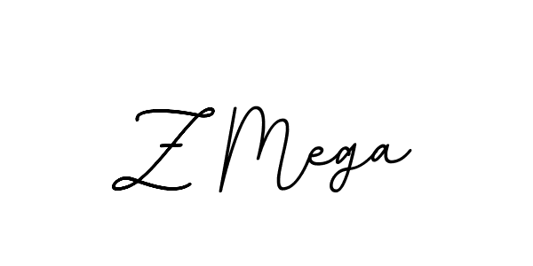 Design your own signature with our free online signature maker. With this signature software, you can create a handwritten (BallpointsItalic-DORy9) signature for name Z Mega. Z Mega signature style 11 images and pictures png