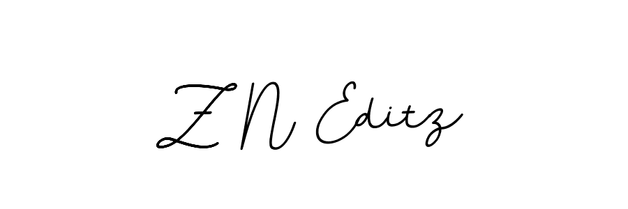 Use a signature maker to create a handwritten signature online. With this signature software, you can design (BallpointsItalic-DORy9) your own signature for name Z N Editz. Z N Editz signature style 11 images and pictures png