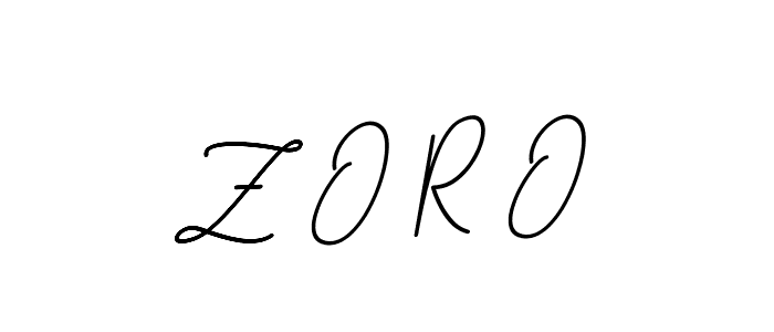 It looks lik you need a new signature style for name Z O R O. Design unique handwritten (BallpointsItalic-DORy9) signature with our free signature maker in just a few clicks. Z O R O signature style 11 images and pictures png