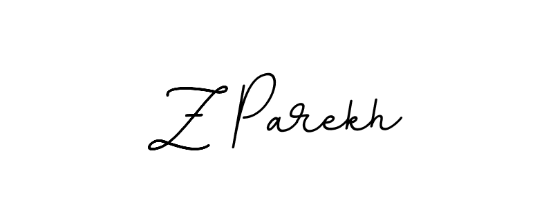 Also we have Z Parekh name is the best signature style. Create professional handwritten signature collection using BallpointsItalic-DORy9 autograph style. Z Parekh signature style 11 images and pictures png