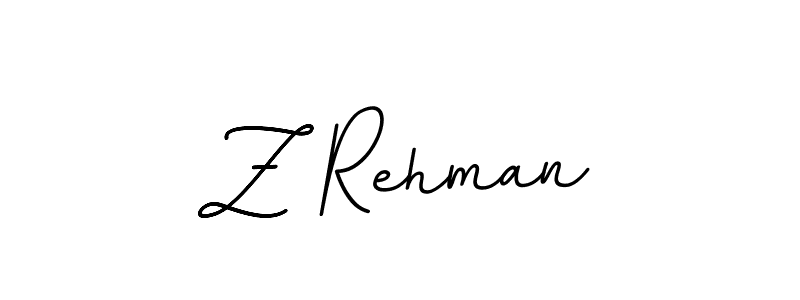 Also You can easily find your signature by using the search form. We will create Z Rehman name handwritten signature images for you free of cost using BallpointsItalic-DORy9 sign style. Z Rehman signature style 11 images and pictures png