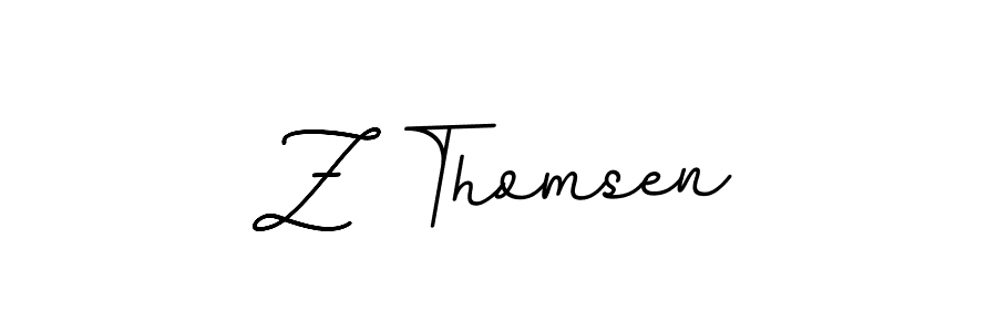 Make a beautiful signature design for name Z Thomsen. With this signature (BallpointsItalic-DORy9) style, you can create a handwritten signature for free. Z Thomsen signature style 11 images and pictures png