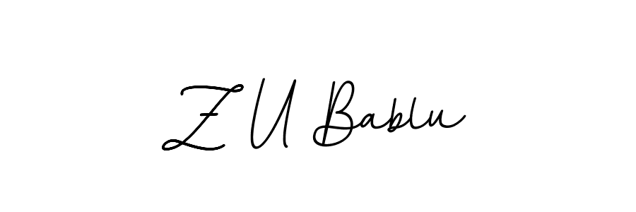 Here are the top 10 professional signature styles for the name Z U Bablu. These are the best autograph styles you can use for your name. Z U Bablu signature style 11 images and pictures png