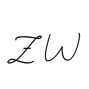 Once you've used our free online signature maker to create your best signature BallpointsItalic-DORy9 style, it's time to enjoy all of the benefits that Z W name signing documents. Z W signature style 11 images and pictures png