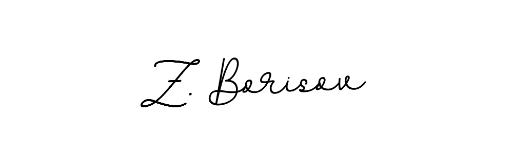 BallpointsItalic-DORy9 is a professional signature style that is perfect for those who want to add a touch of class to their signature. It is also a great choice for those who want to make their signature more unique. Get Z. Borisov name to fancy signature for free. Z. Borisov signature style 11 images and pictures png