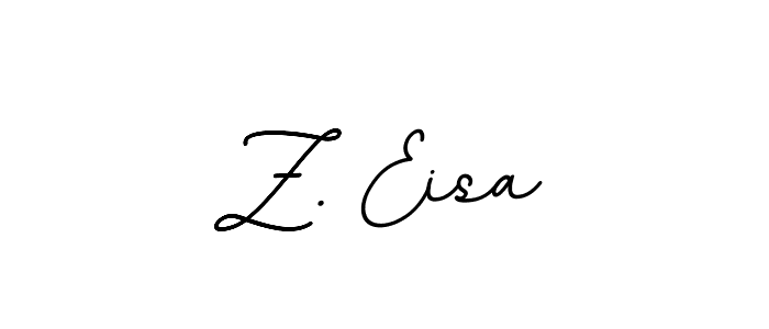 How to Draw Z. Eisa signature style? BallpointsItalic-DORy9 is a latest design signature styles for name Z. Eisa. Z. Eisa signature style 11 images and pictures png