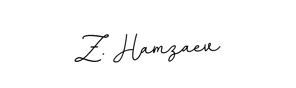 BallpointsItalic-DORy9 is a professional signature style that is perfect for those who want to add a touch of class to their signature. It is also a great choice for those who want to make their signature more unique. Get Z. Hamzaev name to fancy signature for free. Z. Hamzaev signature style 11 images and pictures png