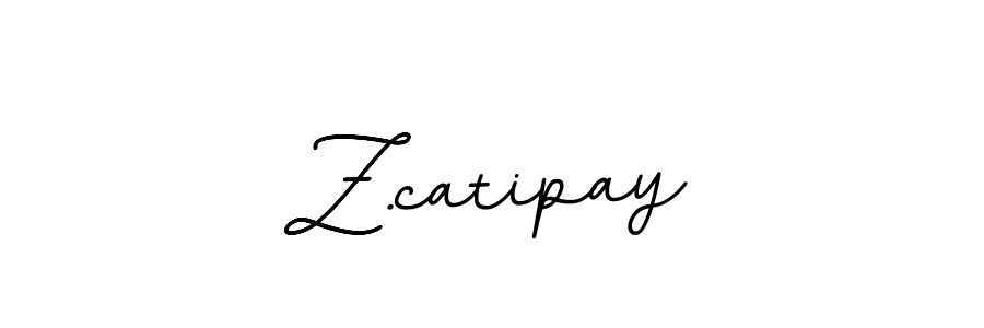 How to make Z.catipay signature? BallpointsItalic-DORy9 is a professional autograph style. Create handwritten signature for Z.catipay name. Z.catipay signature style 11 images and pictures png