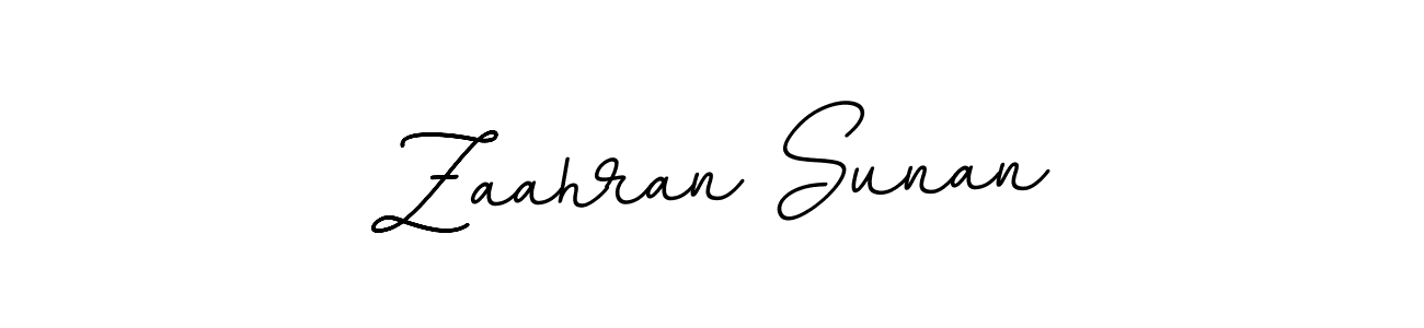 Use a signature maker to create a handwritten signature online. With this signature software, you can design (BallpointsItalic-DORy9) your own signature for name Zaahran Sunan. Zaahran Sunan signature style 11 images and pictures png
