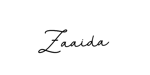 Use a signature maker to create a handwritten signature online. With this signature software, you can design (BallpointsItalic-DORy9) your own signature for name Zaaida. Zaaida signature style 11 images and pictures png