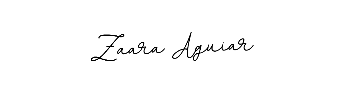 It looks lik you need a new signature style for name Zaara Aguiar. Design unique handwritten (BallpointsItalic-DORy9) signature with our free signature maker in just a few clicks. Zaara Aguiar signature style 11 images and pictures png