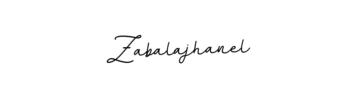 Design your own signature with our free online signature maker. With this signature software, you can create a handwritten (BallpointsItalic-DORy9) signature for name Zabalajhanel. Zabalajhanel signature style 11 images and pictures png