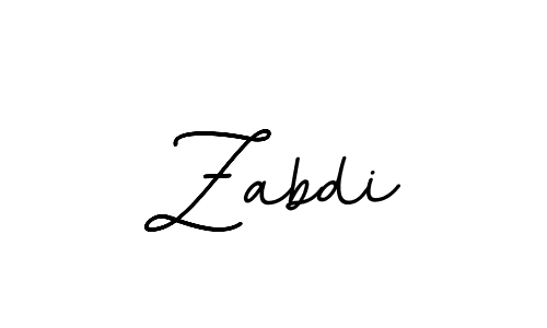 The best way (BallpointsItalic-DORy9) to make a short signature is to pick only two or three words in your name. The name Zabdi include a total of six letters. For converting this name. Zabdi signature style 11 images and pictures png