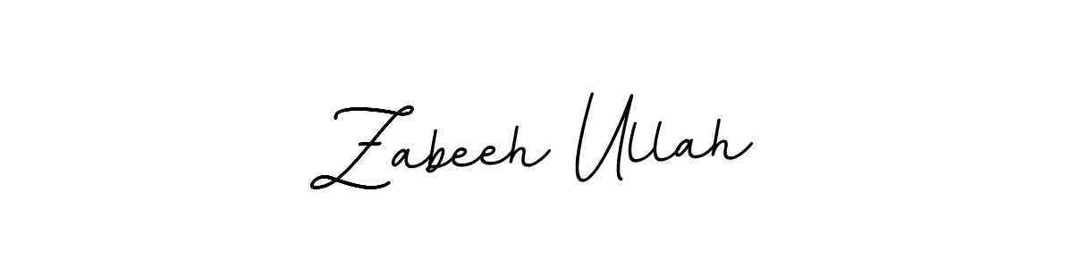 Also we have Zabeeh Ullah name is the best signature style. Create professional handwritten signature collection using BallpointsItalic-DORy9 autograph style. Zabeeh Ullah signature style 11 images and pictures png