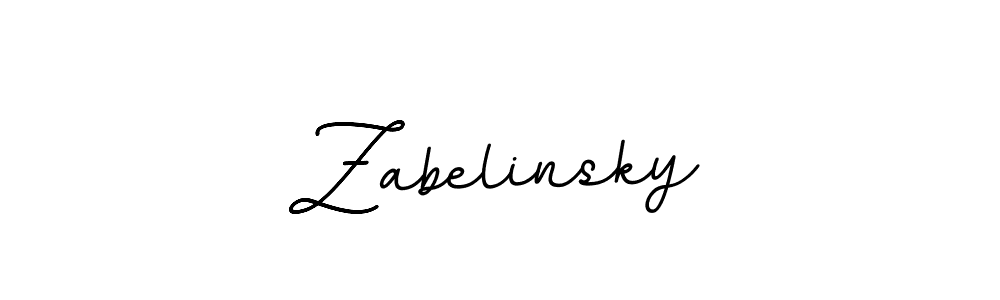 You should practise on your own different ways (BallpointsItalic-DORy9) to write your name (Zabelinsky) in signature. don't let someone else do it for you. Zabelinsky signature style 11 images and pictures png